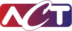 A logo featuring the letters 'ACT' with a gradient background transitioning from purple to red.