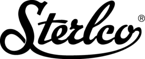 Logo of the company Sterlco featuring stylized black text.