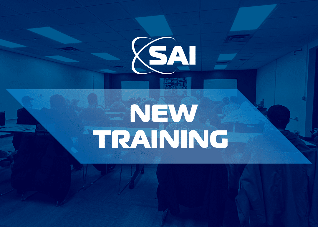 Training Room with SAI logo and "New Training" text